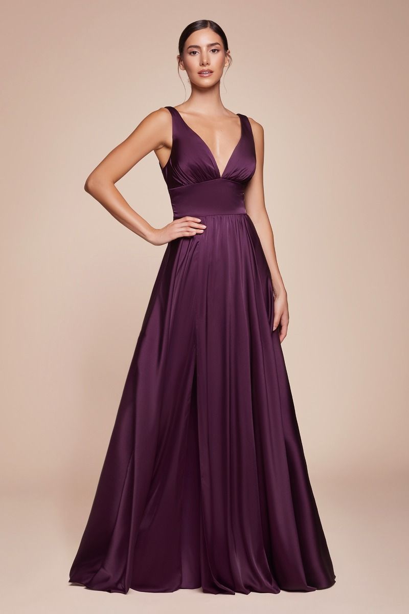 Eggplant homecoming dress online