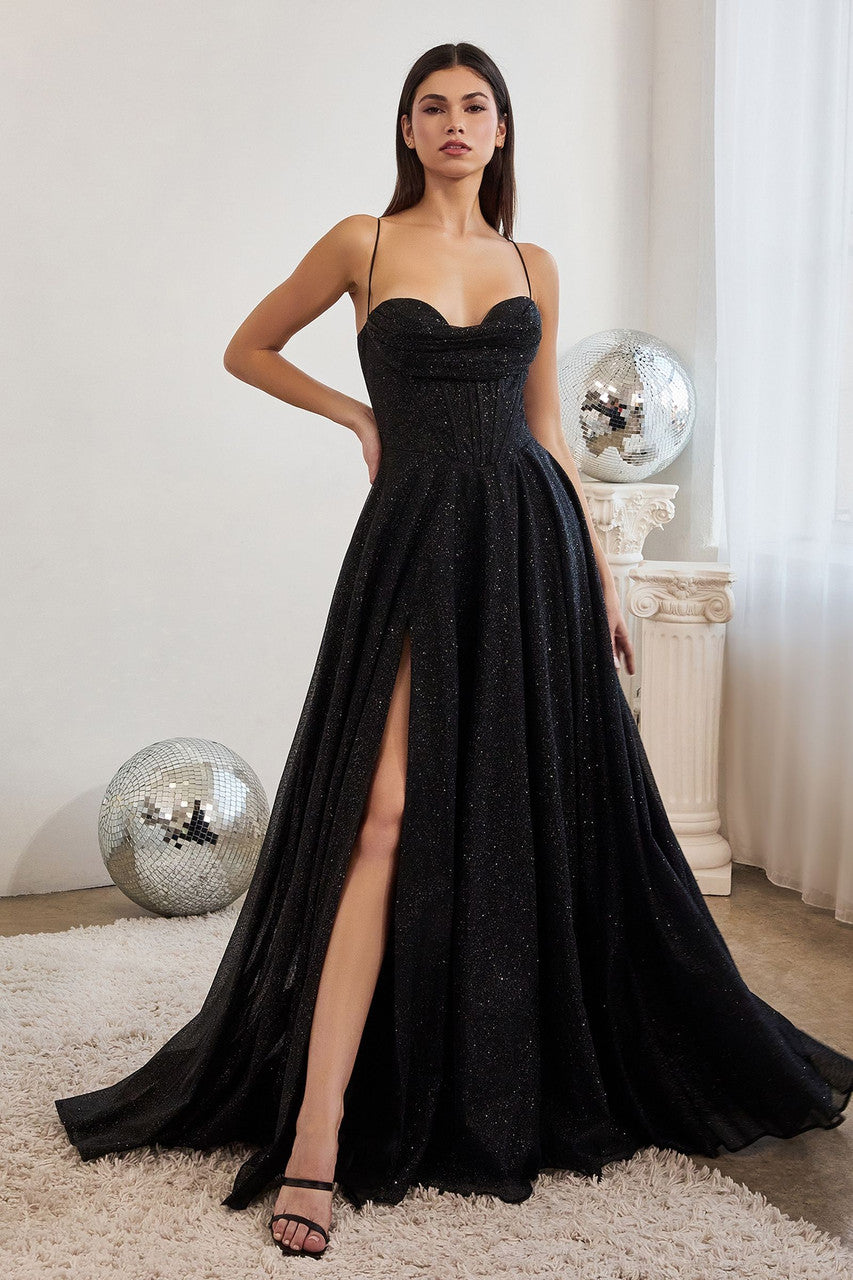 Black ball gown on sale