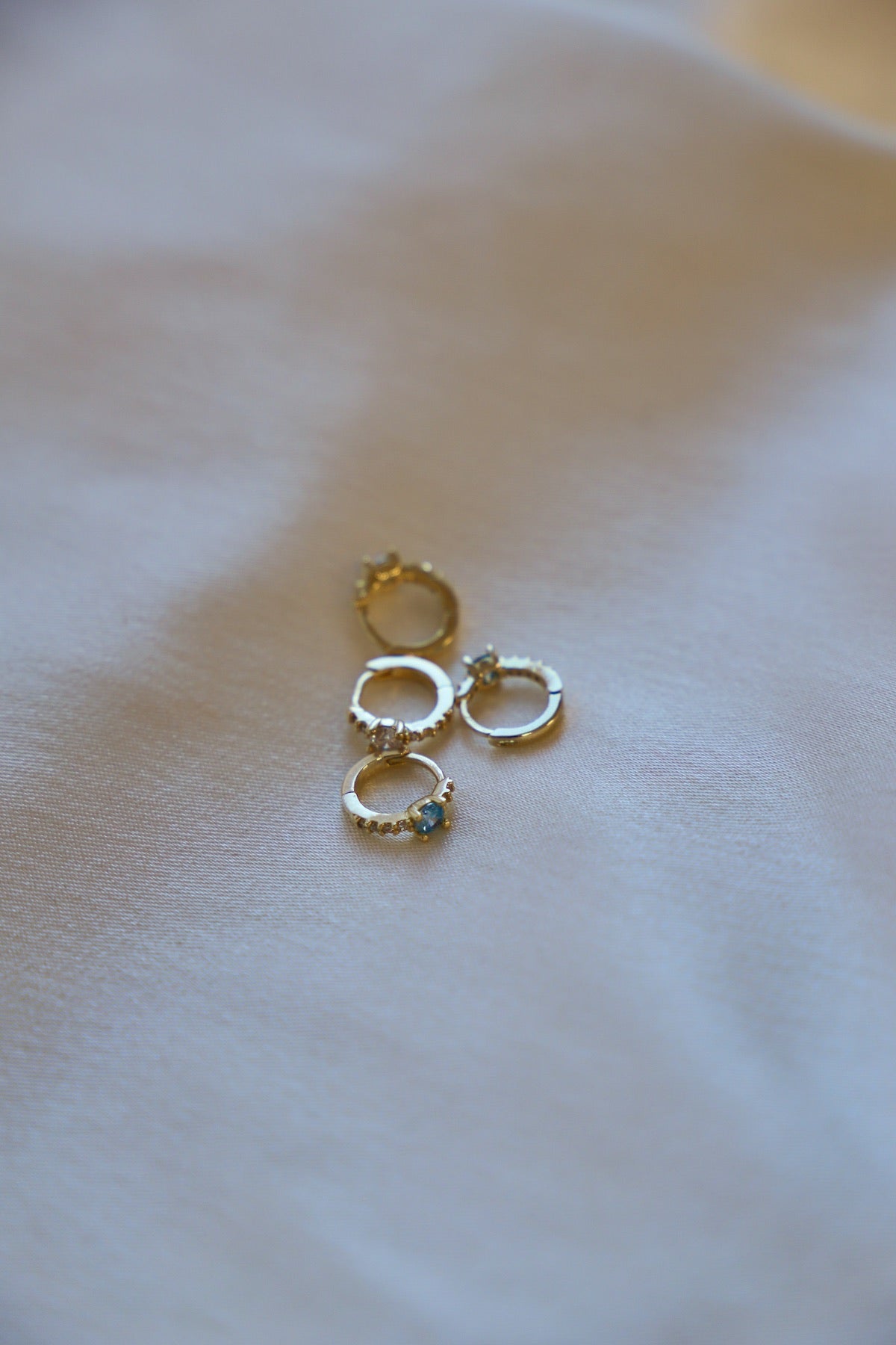 SHINE ON MINI CZ HOOPS