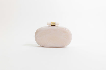 Ethereal Capsule Clutch - Pearl