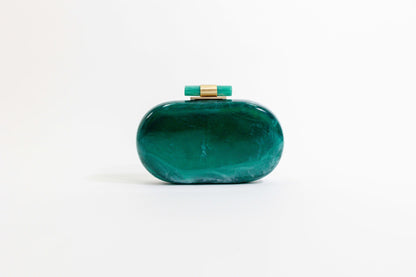 Ethereal Capsule Clutch - Jade