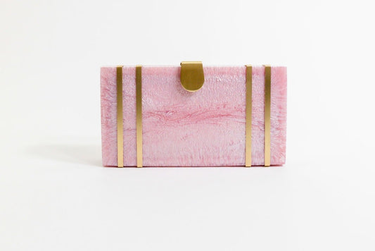 Opulent Clutch - Rose Quartz