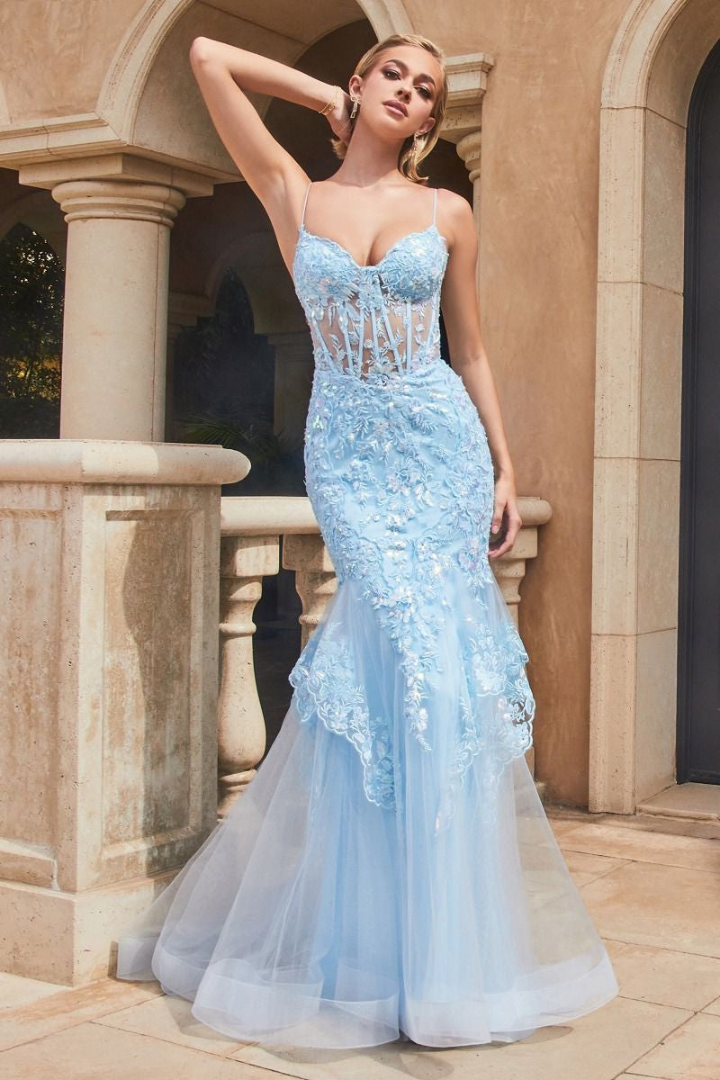 An evening fashion gown