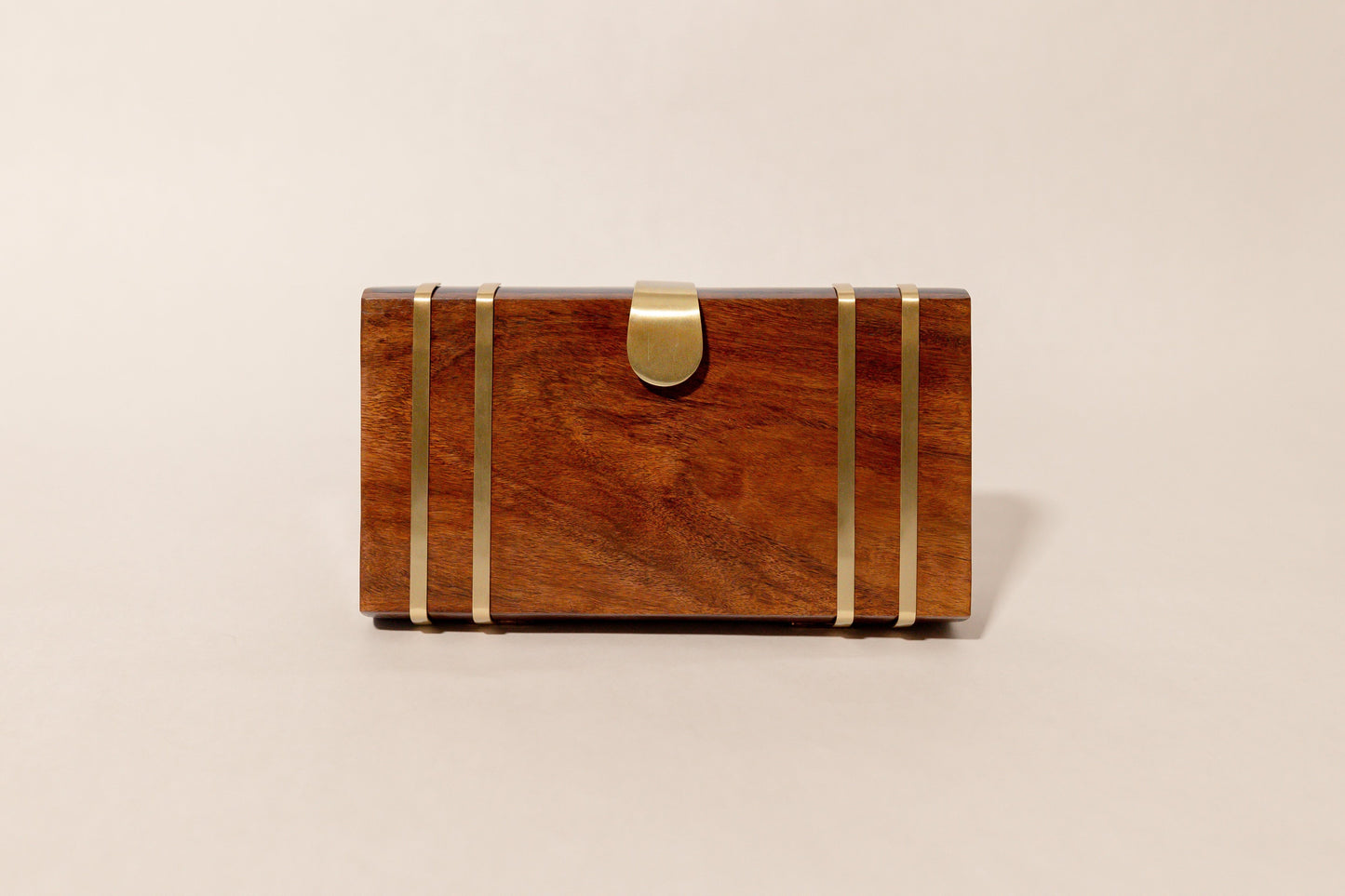 Wooden Opulent Clutch