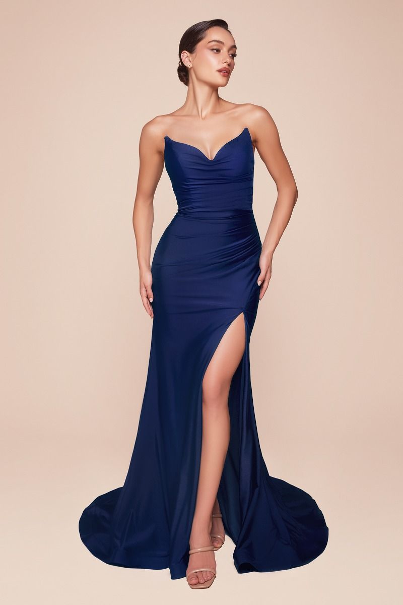 Ava Gown - Navy