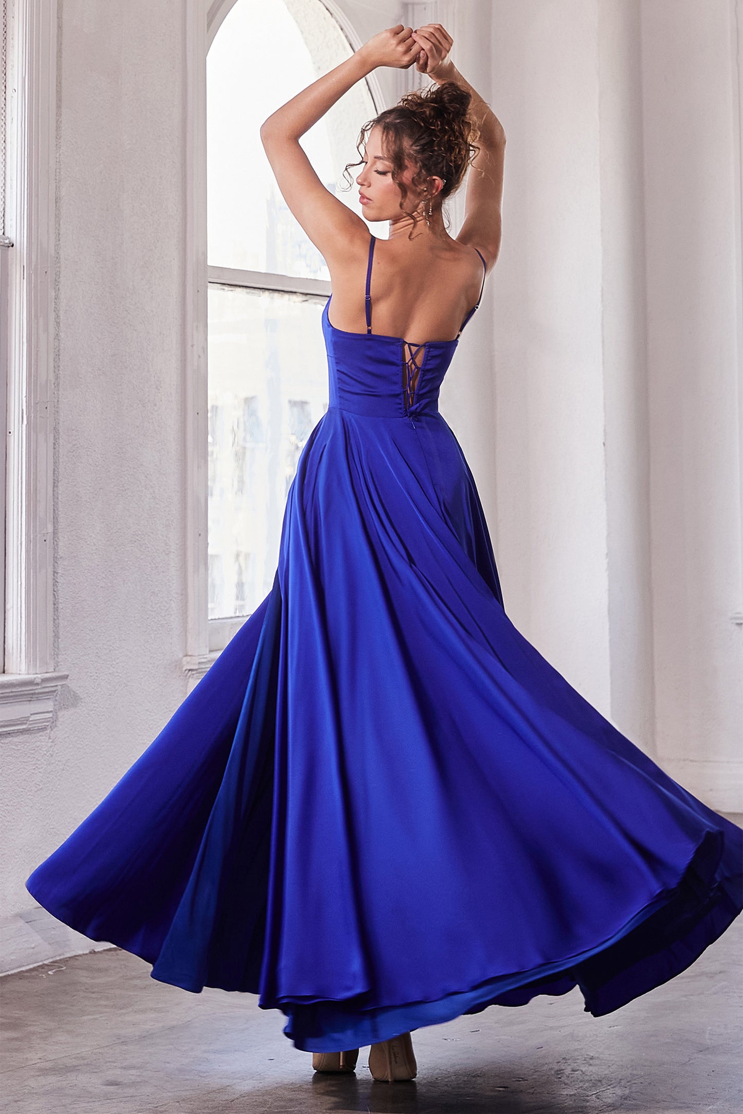 Justine Gown - Satin A-Line Gown