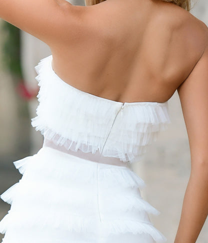 Georgia Mini Dress - White