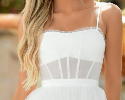 Windham Midi Dress - White-FINAL SALE