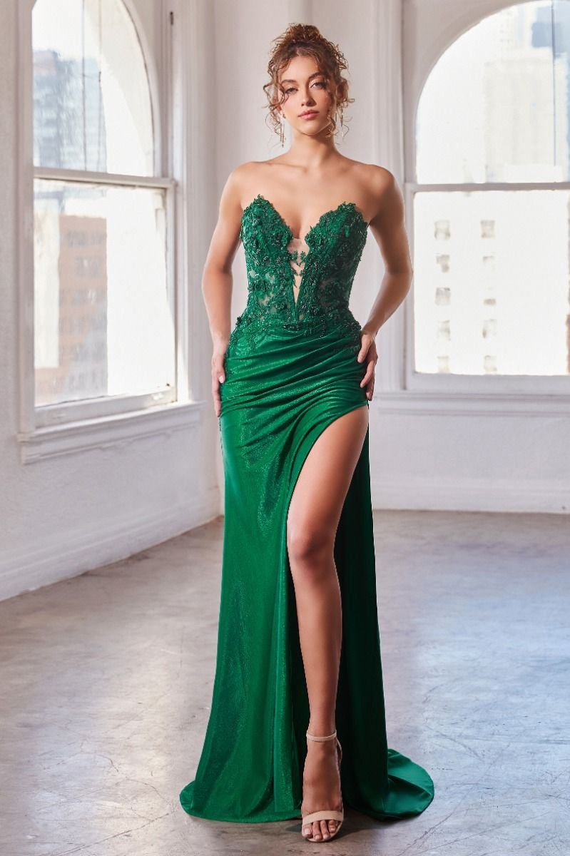 Desirae Gown-Emerald