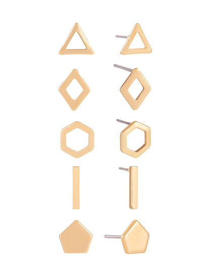 Geometric Boxed Stud Set