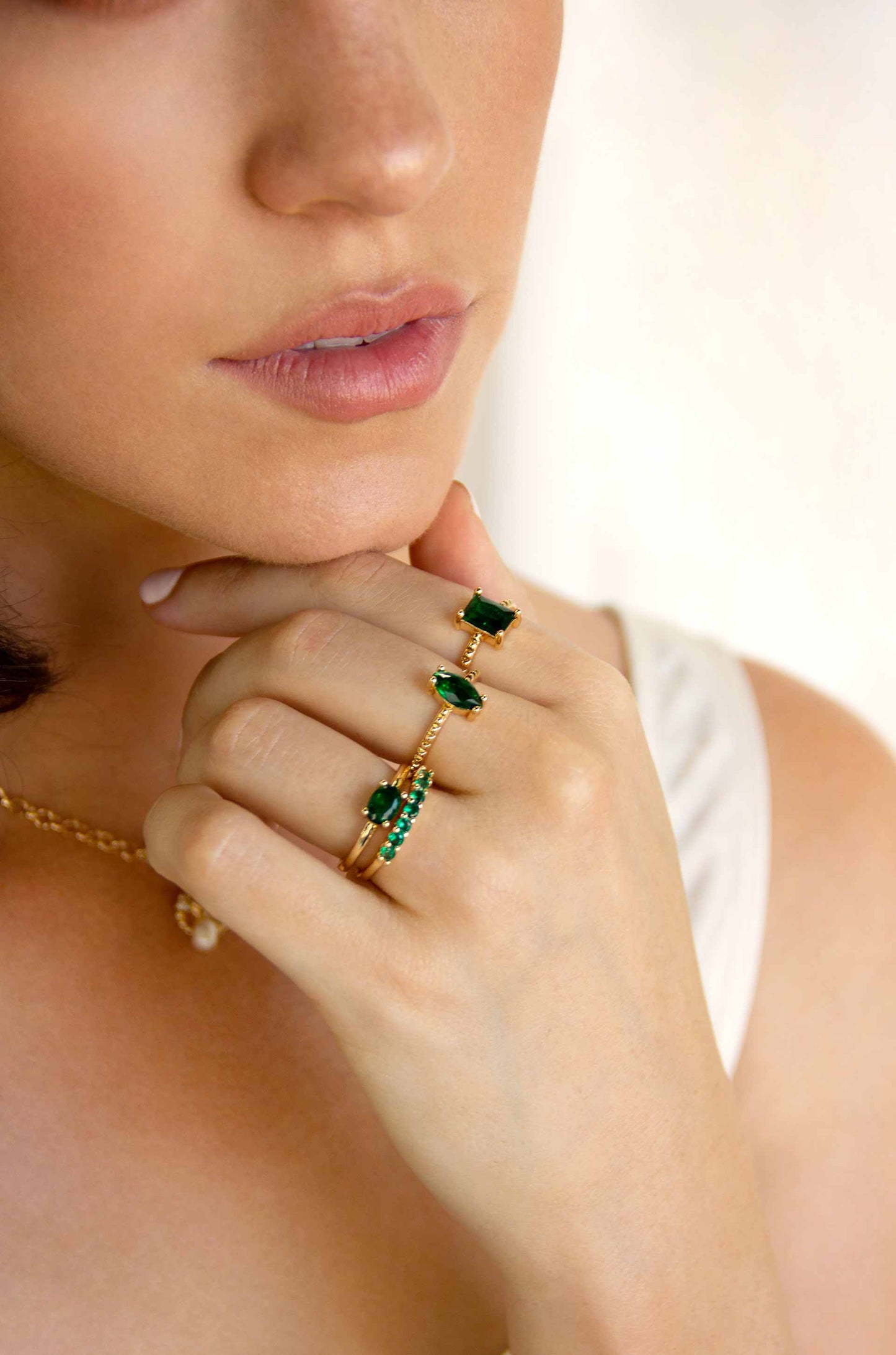 Green With Envy Ring Set