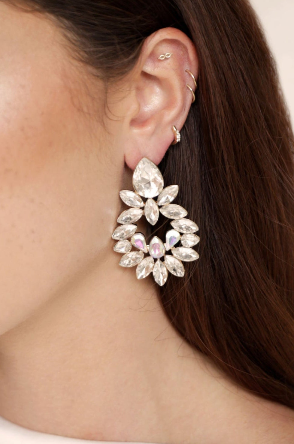 Floral Crest Earrings