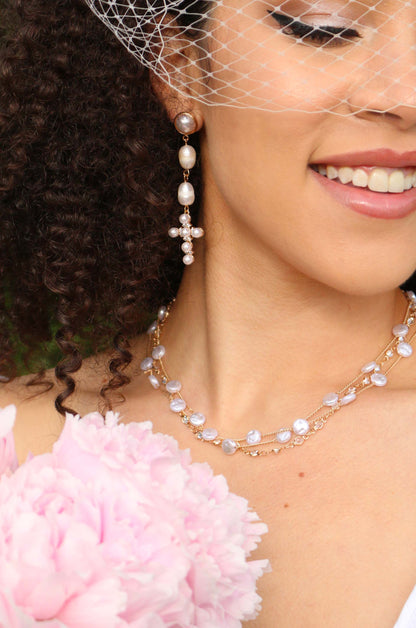 Dressed in Pearls Layered Necklace