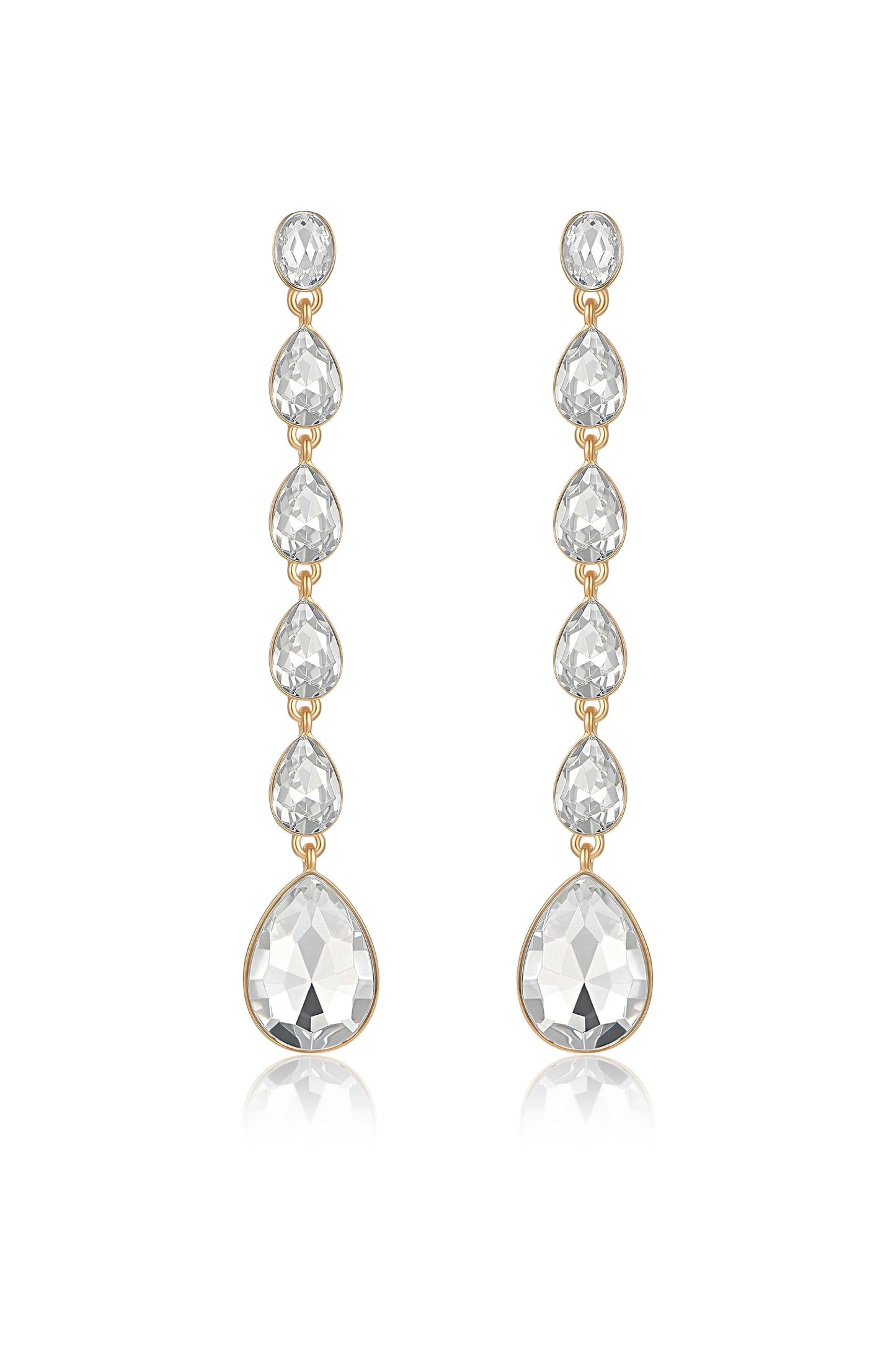 Crystallized Drop Earrings