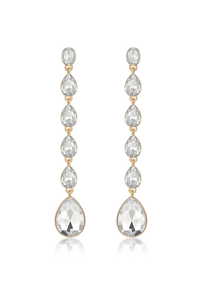 Crystallized Drop Earrings