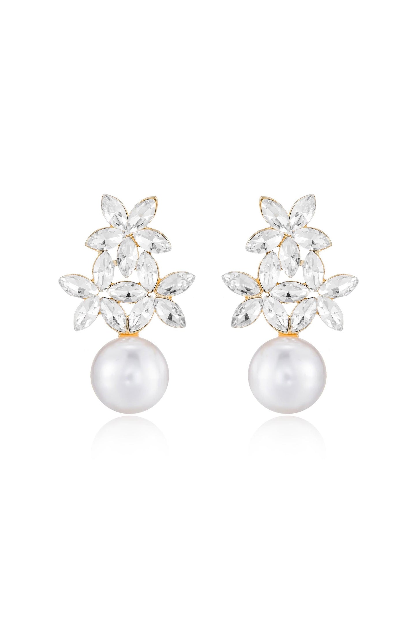 Best Day Crystal & Pearl Earrings