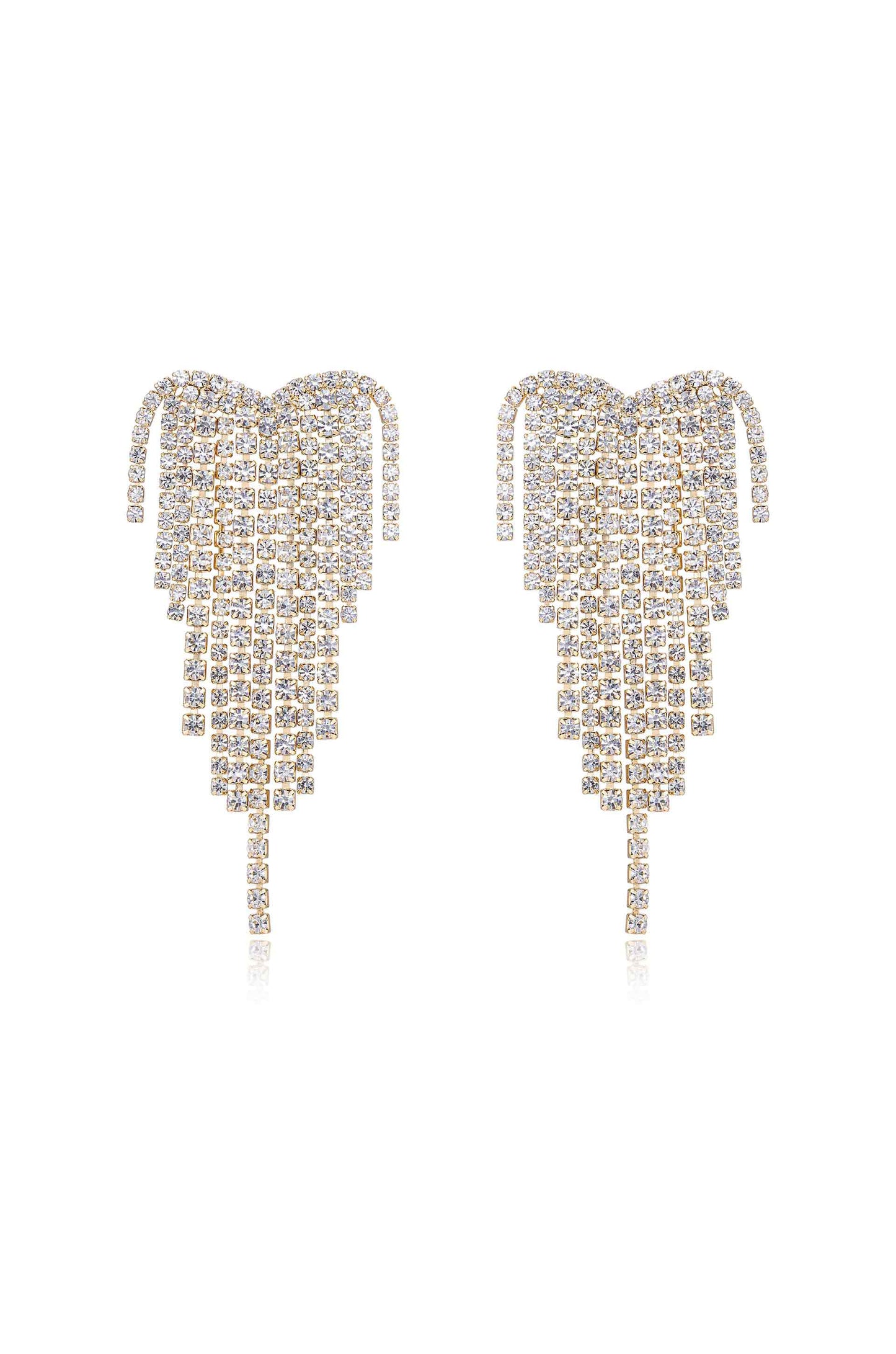 Gala Crystal Fringe Earrings