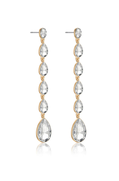 Crystallized Drop Earrings