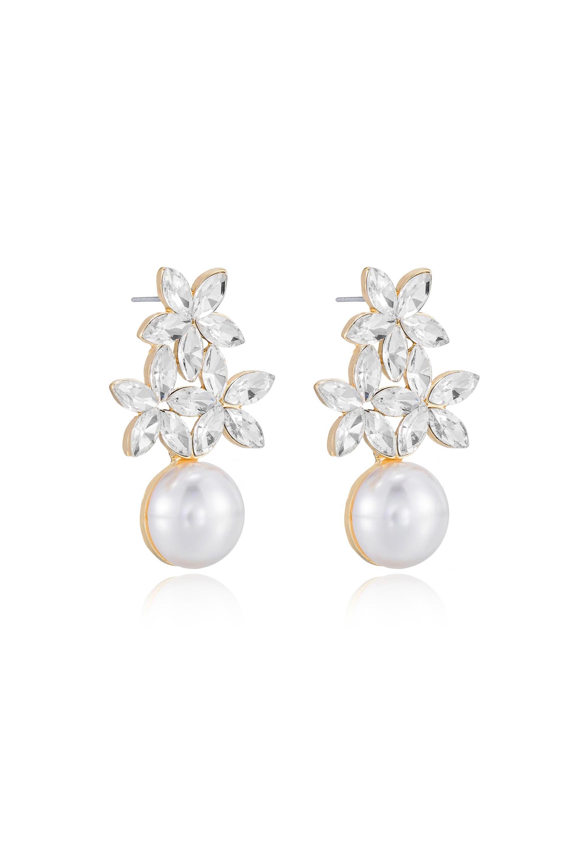 Crystal fashion earrings design