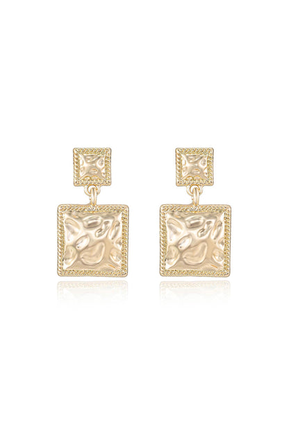 Repeated Square Dangle Earrings