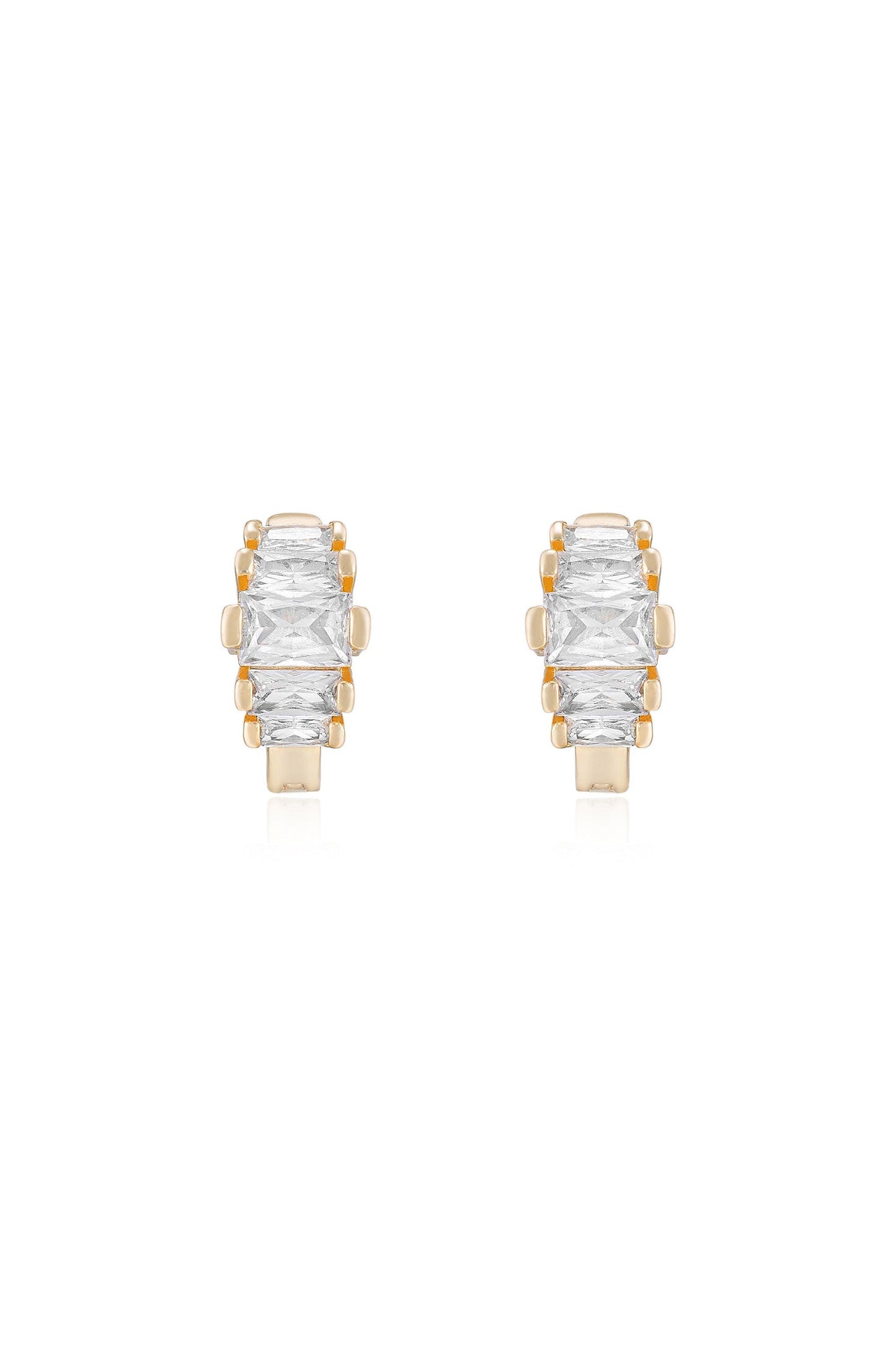 Diamond Shine Mini Hoop Earrings