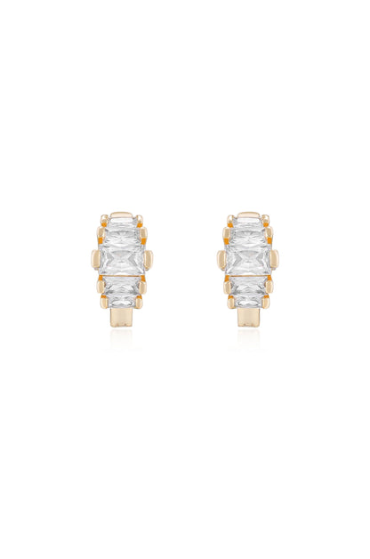 Diamond Shine Mini Hoop Earrings