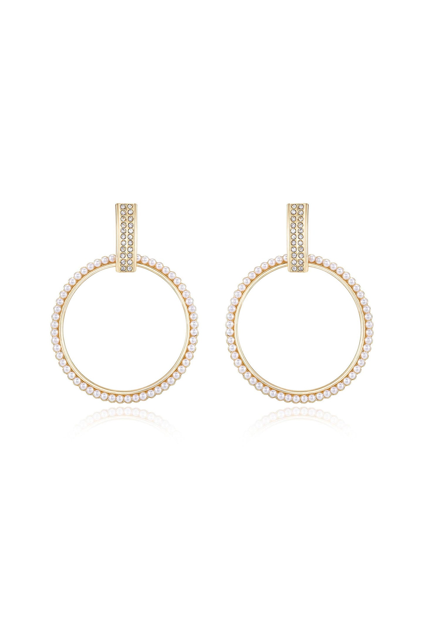 Classic Crystal Round Earrings