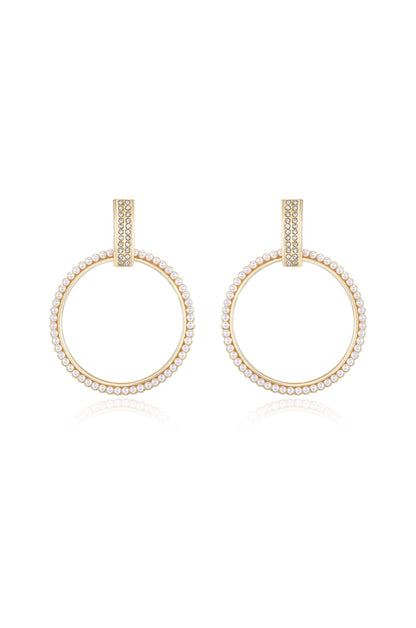 Classic Crystal Round Earrings