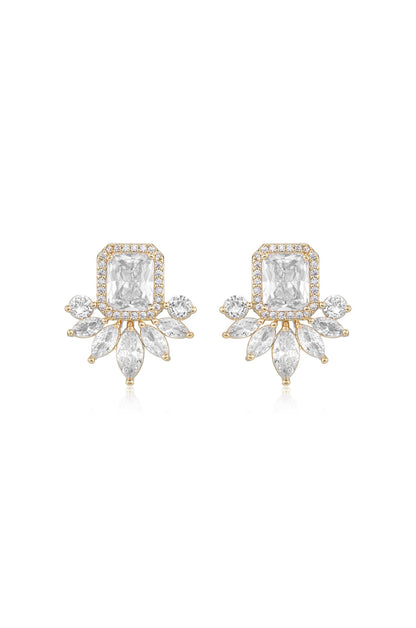 Shine Crystal Stud Earrings