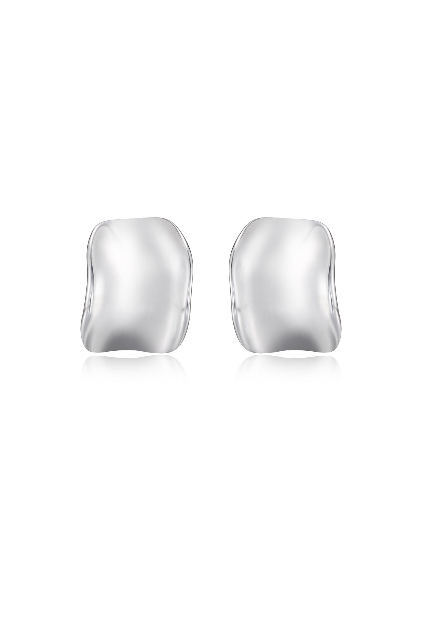 Curved Stud Earrings