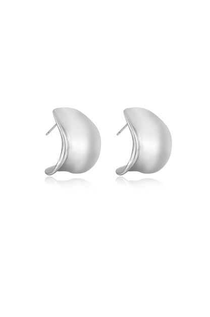 Curved Stud Earrings