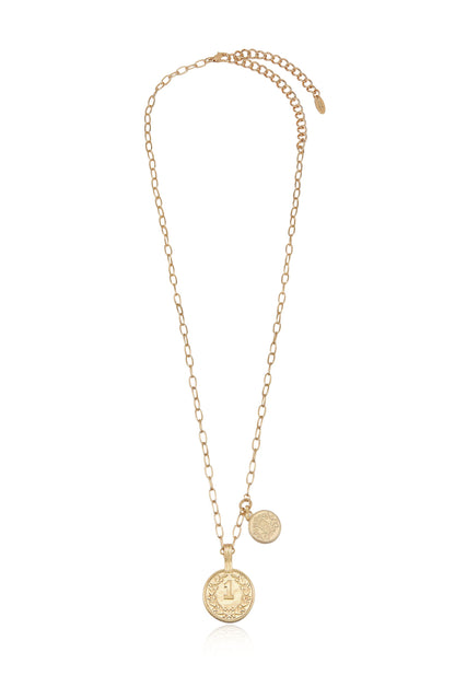 Simplicity Coin & Chain Necklace