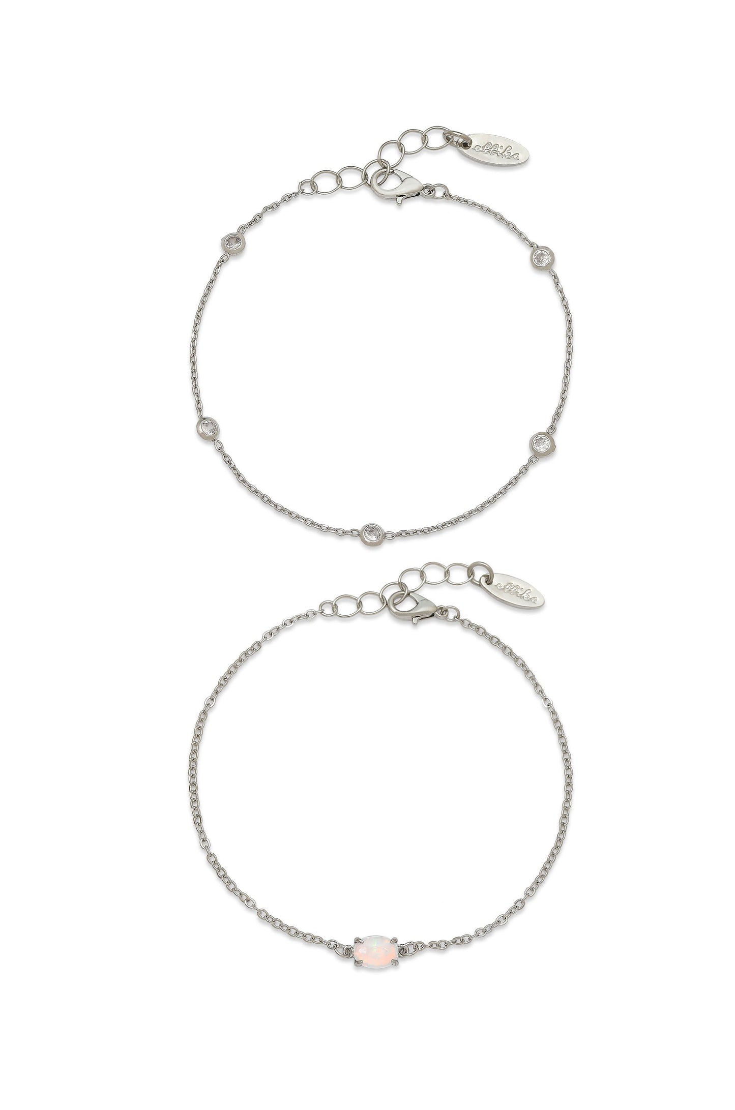 Dainty Bracelet Set with Extender