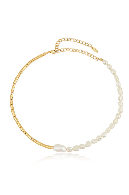 Mixed Up Freshwater Pearl Beaded Necklace