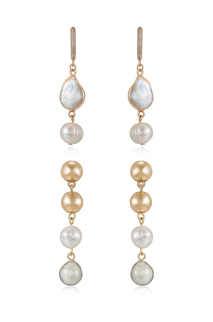 Duchess Pearl and Dangle Earrings