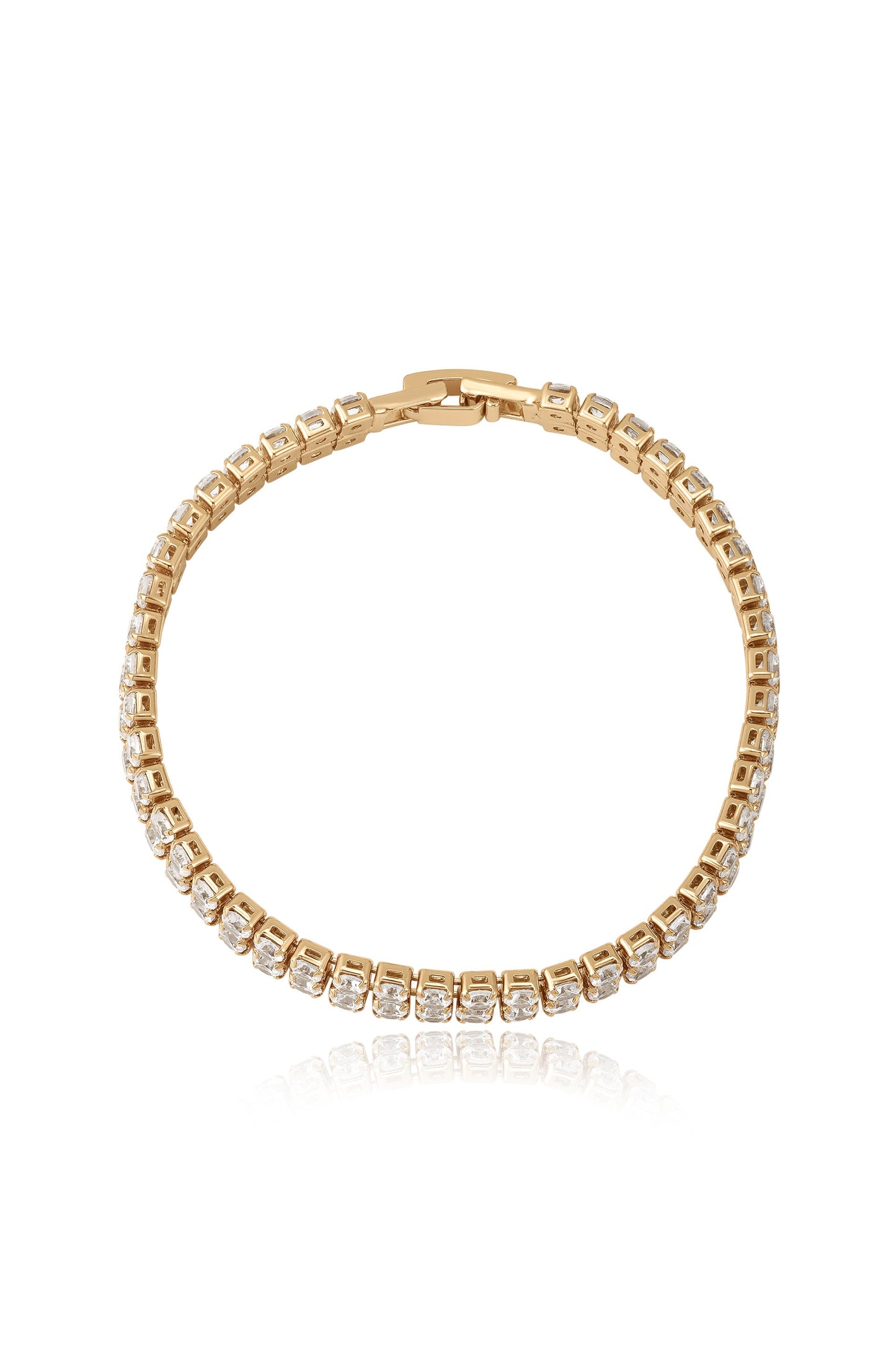 Crystal Double Layered Tennis Bracelet