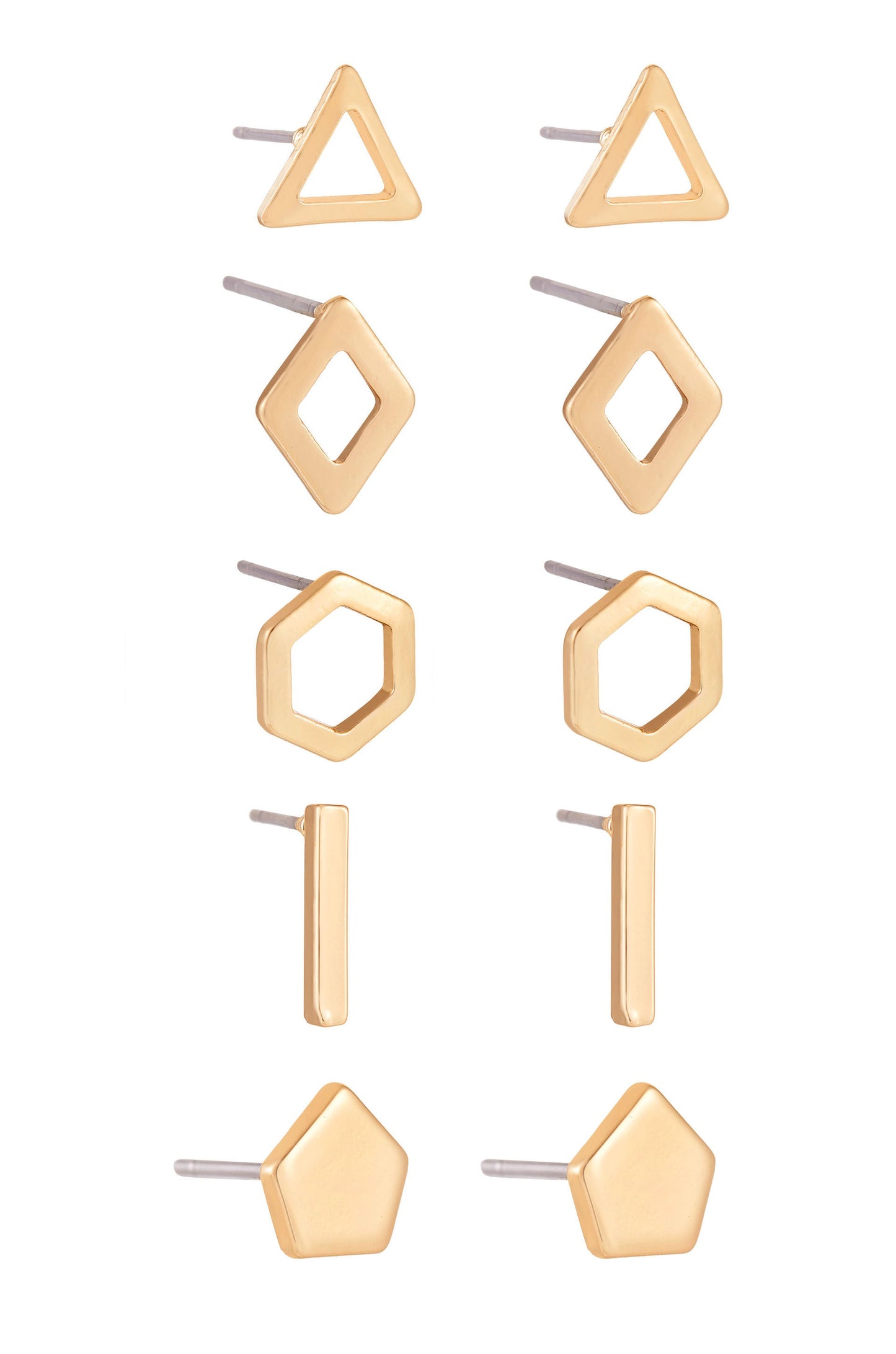 Geometric Boxed Stud Set