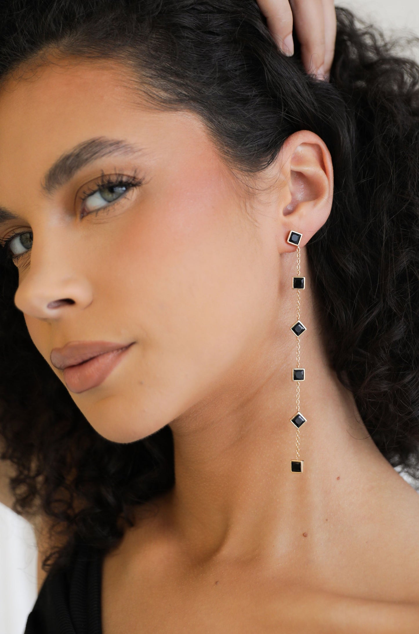 Geometric Linear Earrings