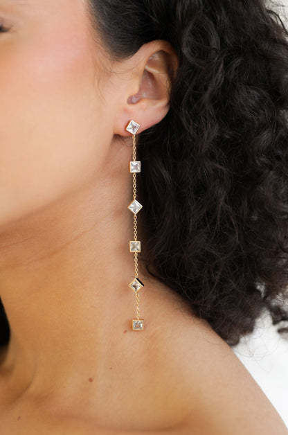 Geometric Linear Earrings