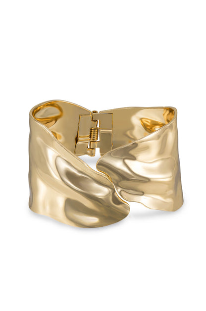 Melted Abstract Cuff Bracelet