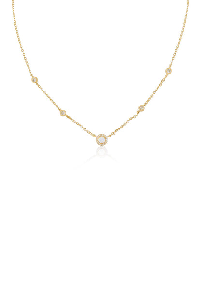 Olivia Opal and Crystal Necklace