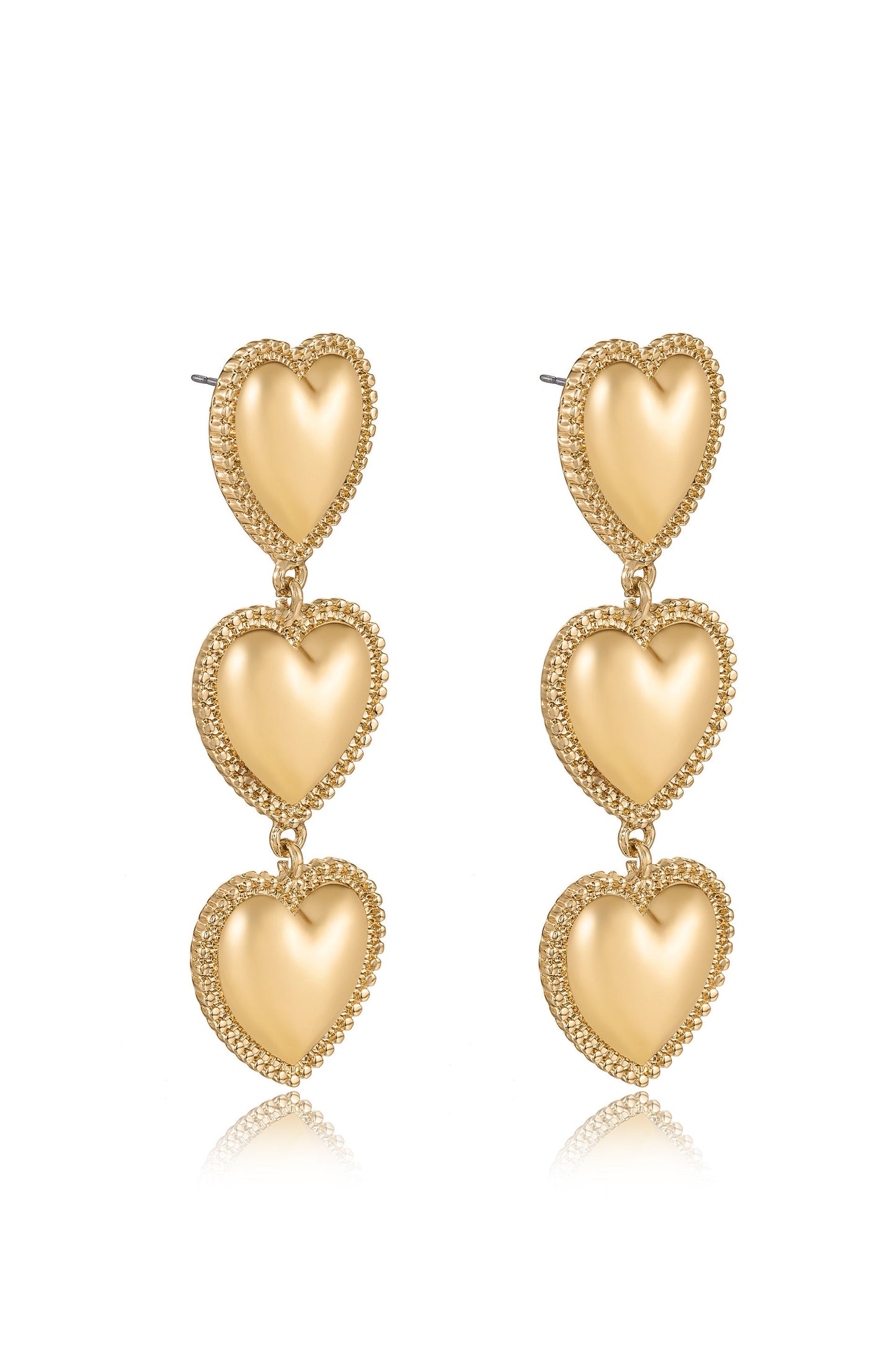 Golden Love Drop Dangle Earrings