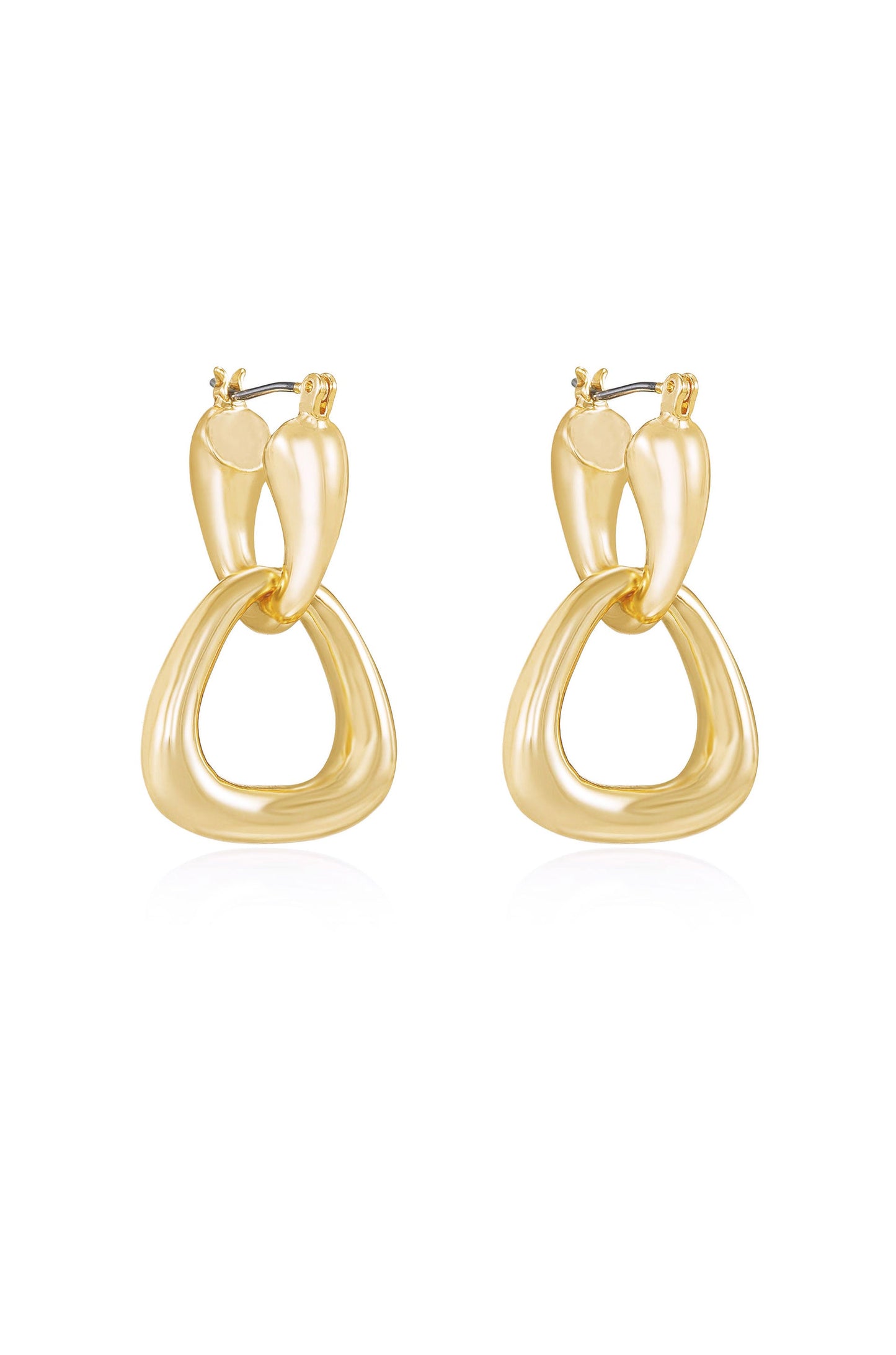 Baby Double Dangle Hoop Earrings