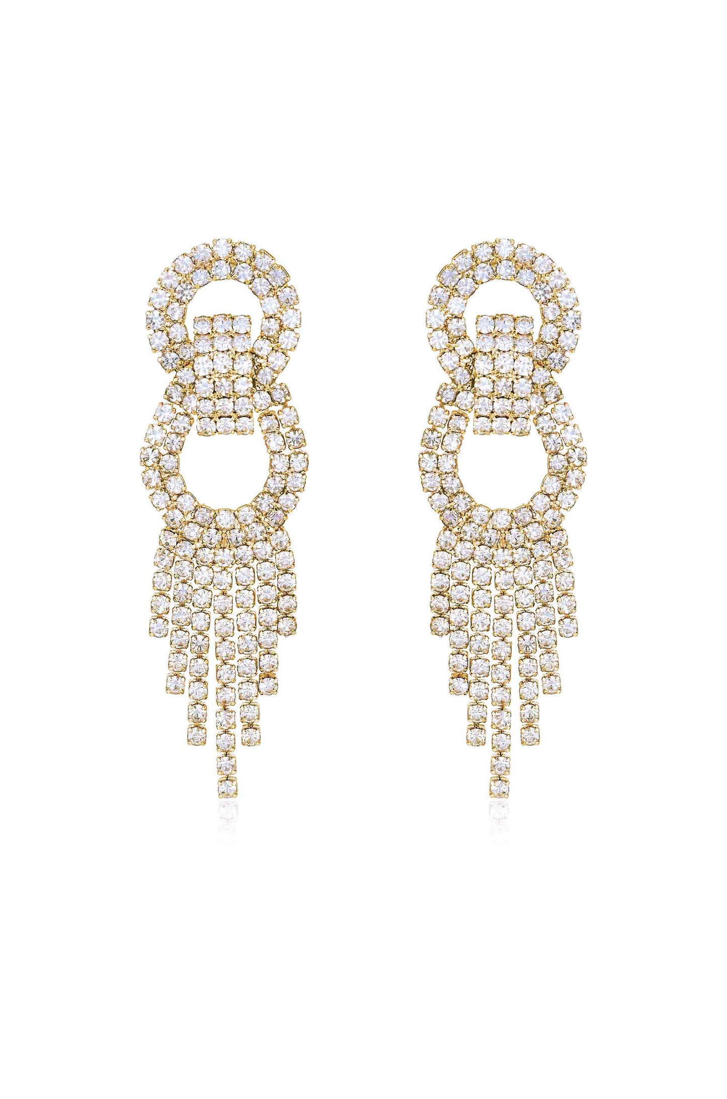 Crystal Gatsby Statement Earrings