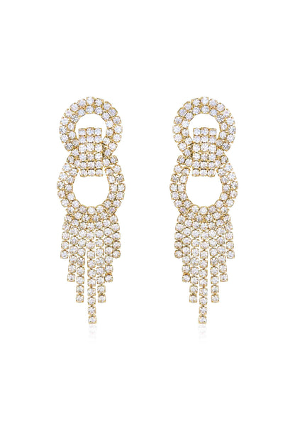 Crystal Gatsby Statement Earrings