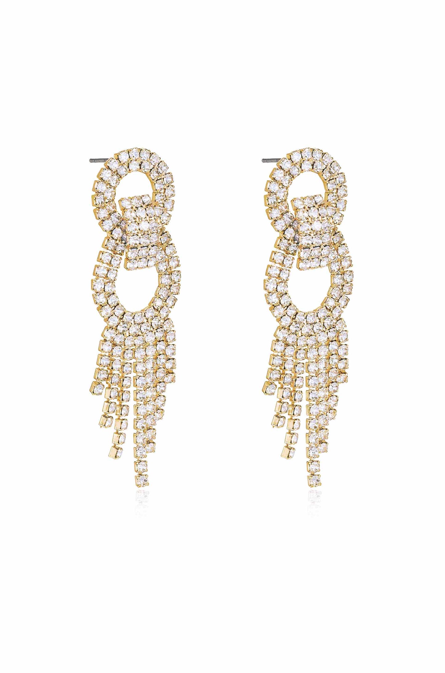 Crystal Gatsby Statement Earrings