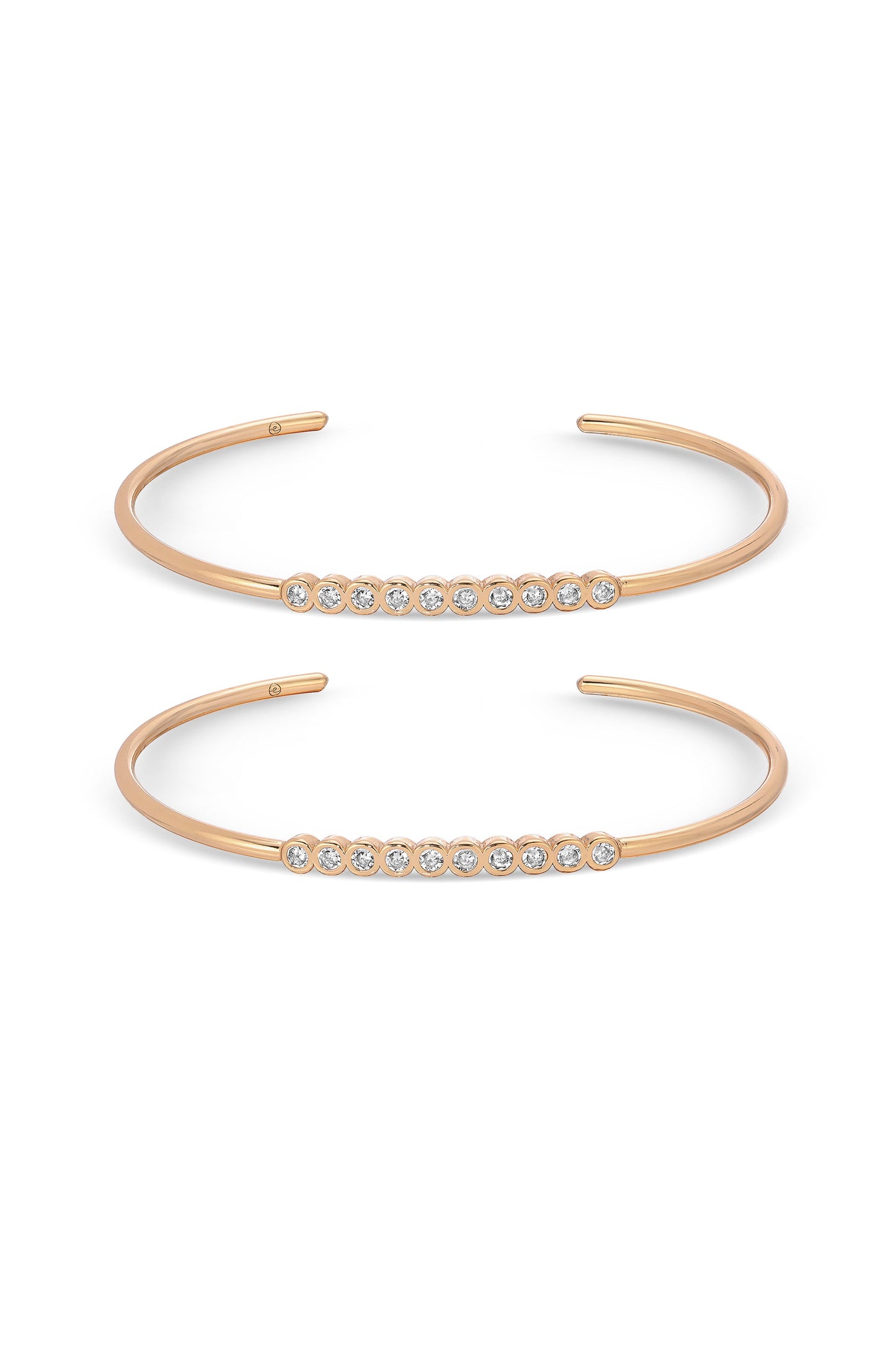 Double Take Crystal Cuff Set