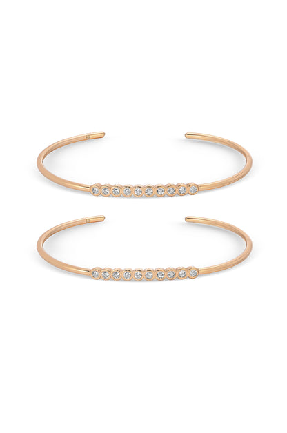 Double Take Crystal Cuff Set