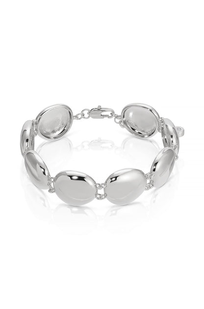 Polished Pebble Linked Bracelet