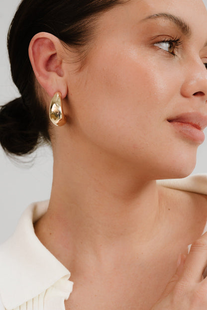 True Golden Hoop Earrings